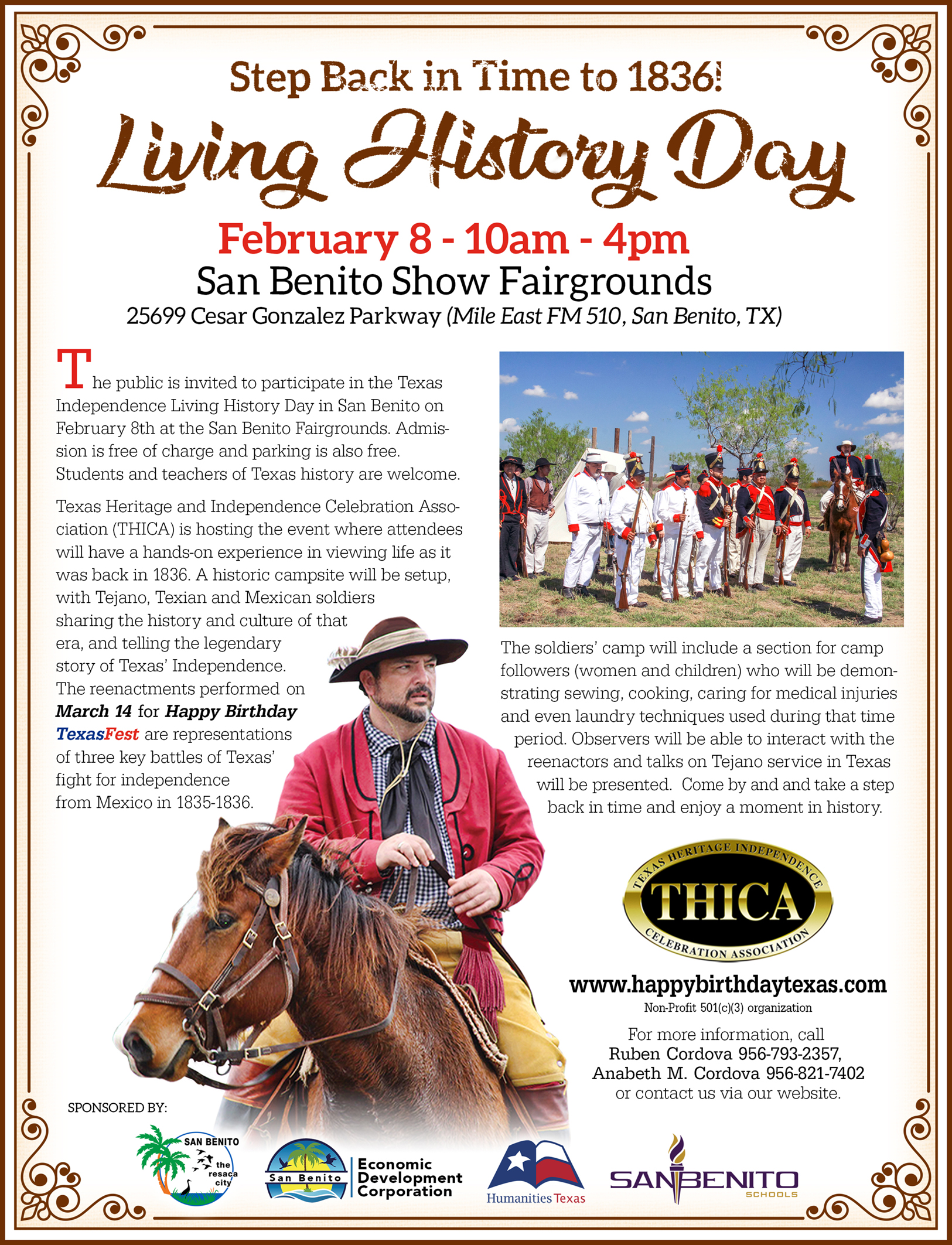 TexasFest Living History_flyer