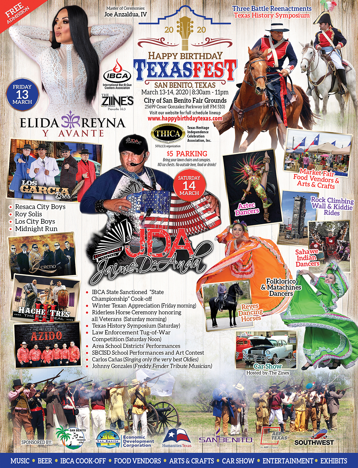 TexasFest Event Flyer 2020