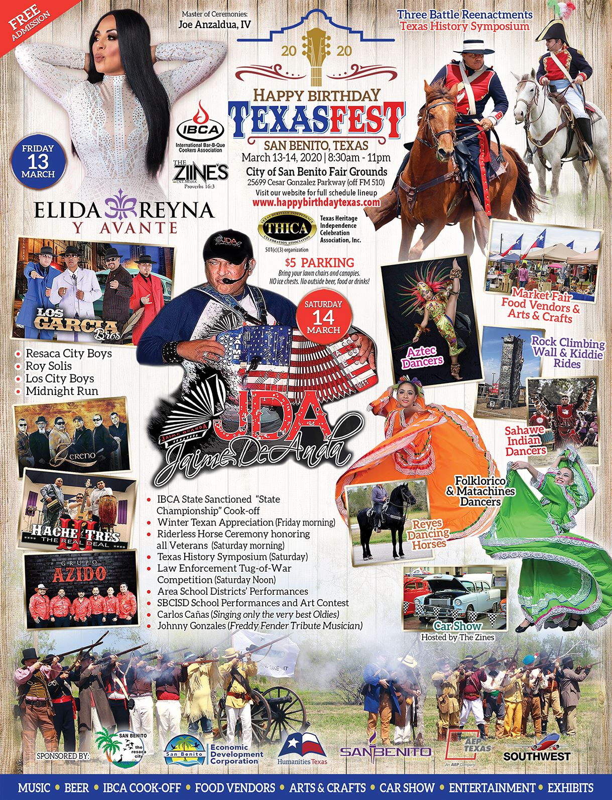TexasFest Event Flyer 2020