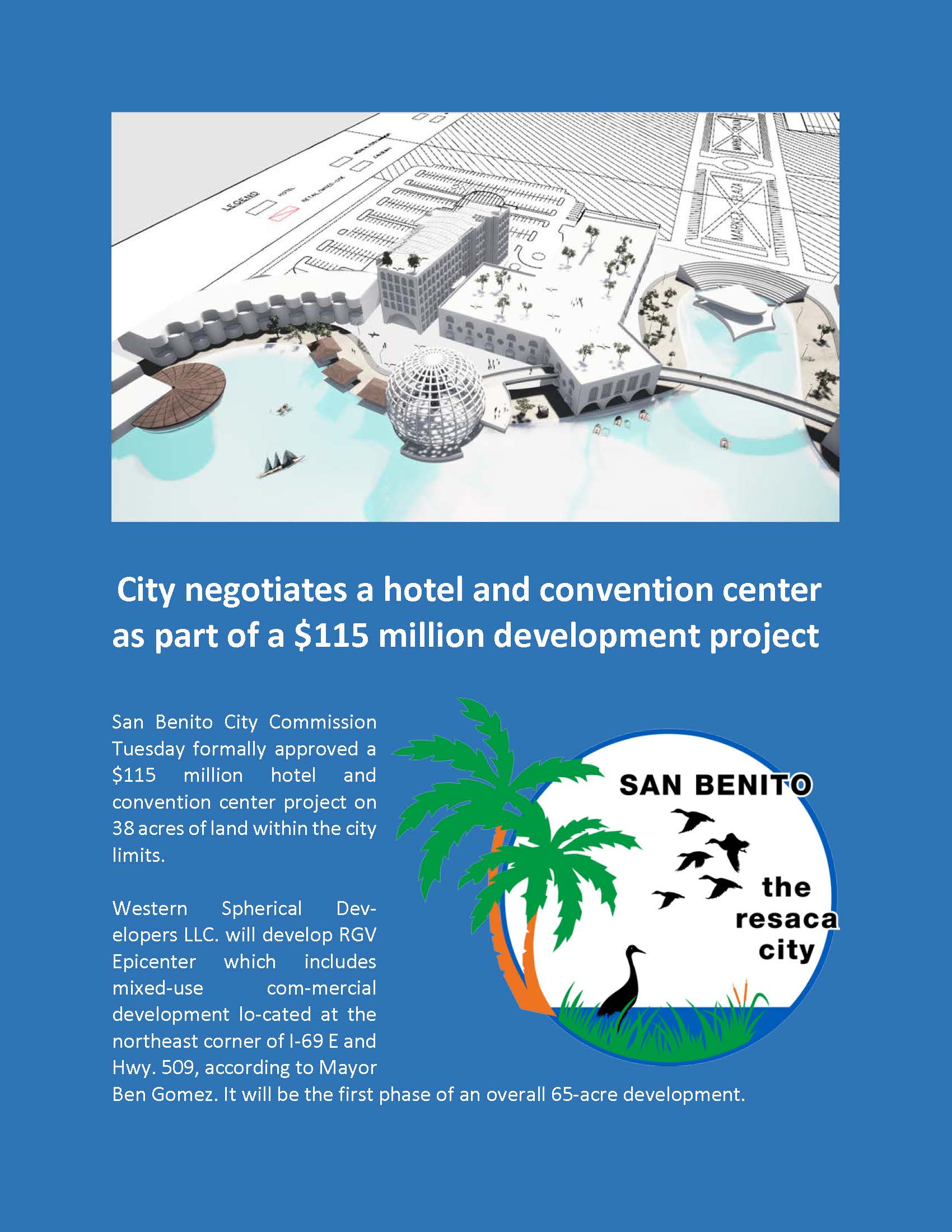 City negotiates a hotel and convention center