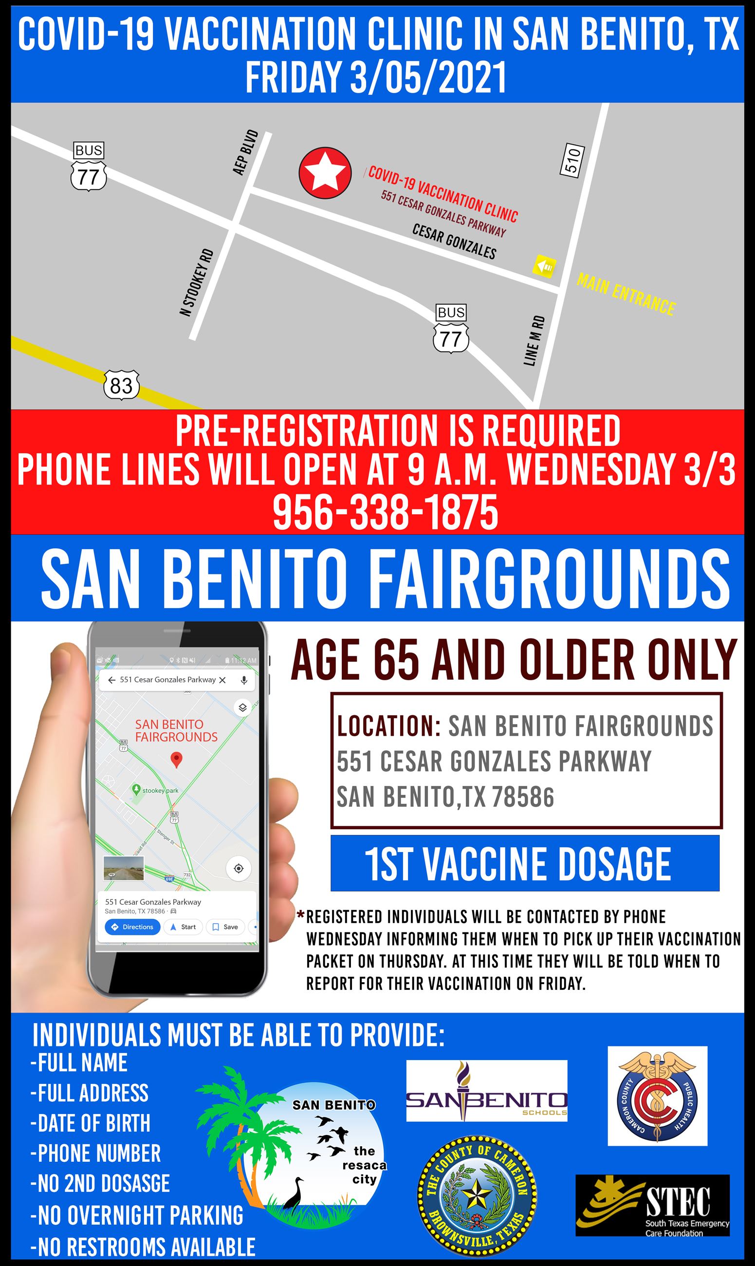 Covid-19 graphic for 3 5 21 clinic