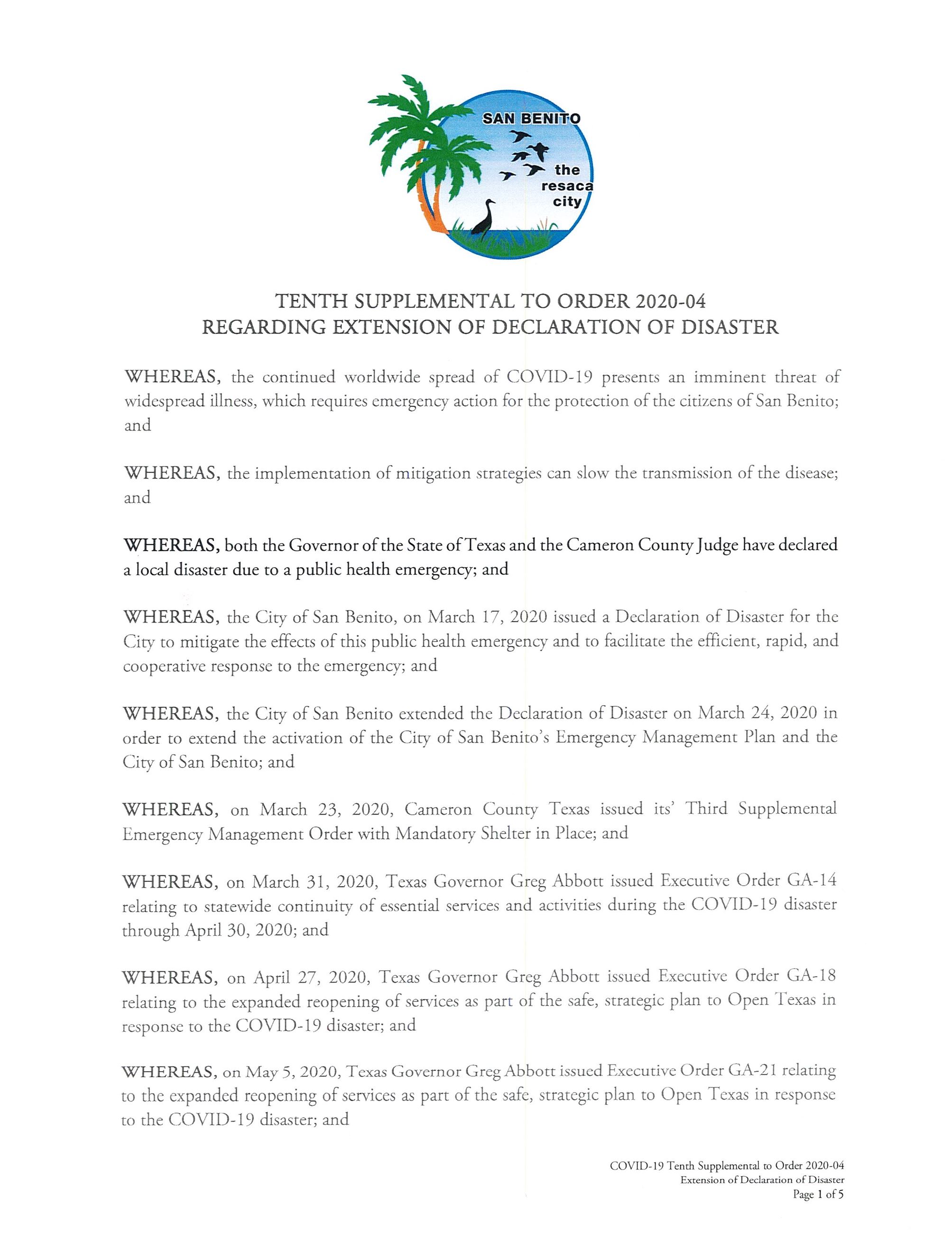 Tenth Supp Order 2020-04_Page_1