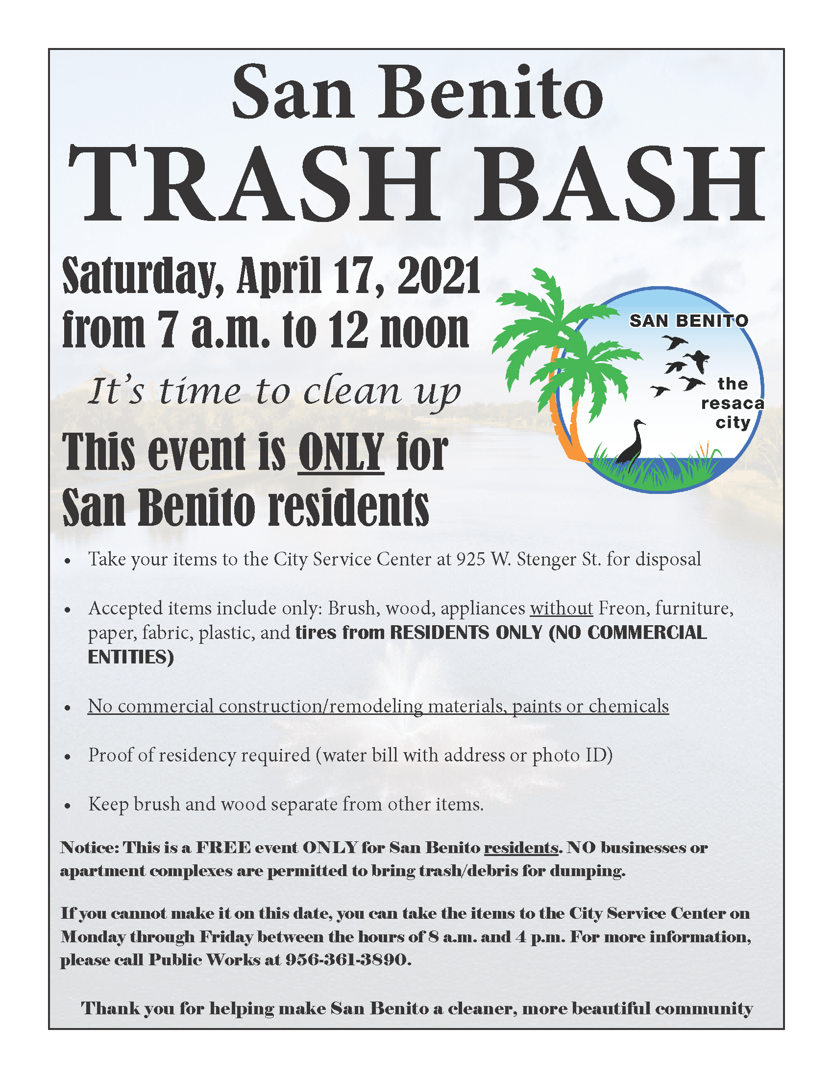 Trash bash