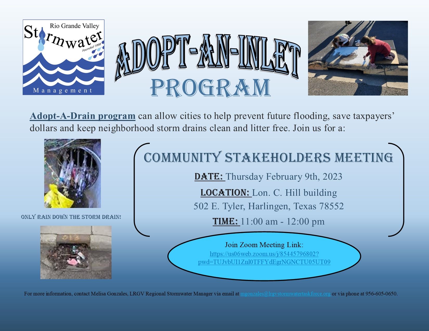 Stakeholders meeting flyer